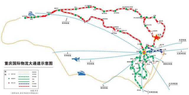 大通道让重庆联通世界